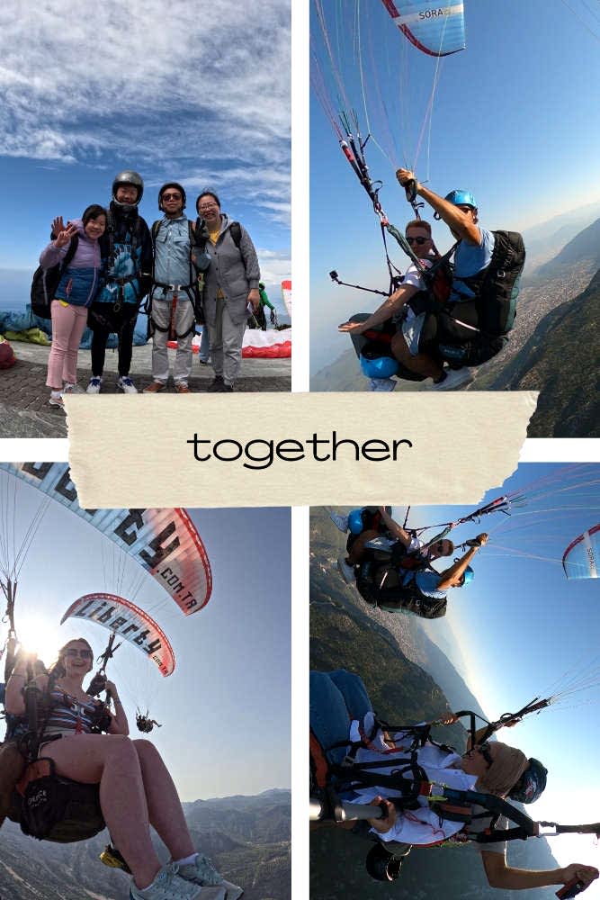 Fethiye yamaç paraşütü aile uçuşu, sevdikleriniz ile beraber uçabilirsiniz.